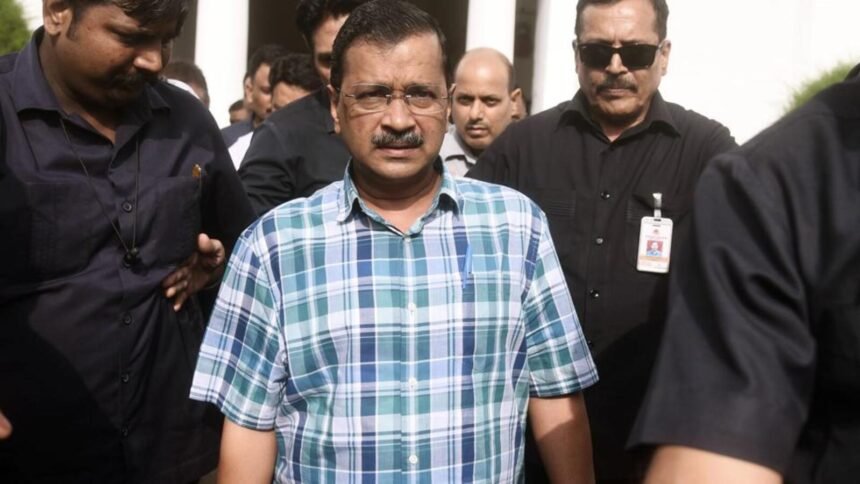 Arvind Kejriwal with there Bodyguards