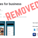 Bing for Business has been Removed from Playstore and IOS Store