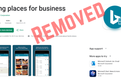 Bing for Business has been Removed from Playstore and IOS Store