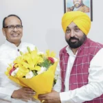 Bhagwant Mann (right) with Union Minister Shivraj Singh Chouhan in New Delhi in May 2026. Archive photo: Wikimedia Commons.