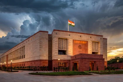 Parliament of India during the special session on the women's reservation bill