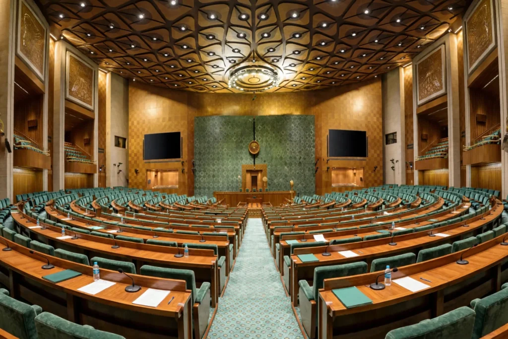 Parliament of India during the special session on the women's reservation bill