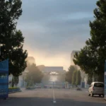 Entrance of a BHEL manufacturing plant. Reference photo: Ekabhishek / Wikimedia Commons (CC BY-SA 3.0), editorial composite.