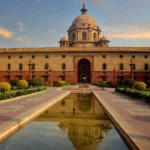 Central Secretariat building in New Delhi.
