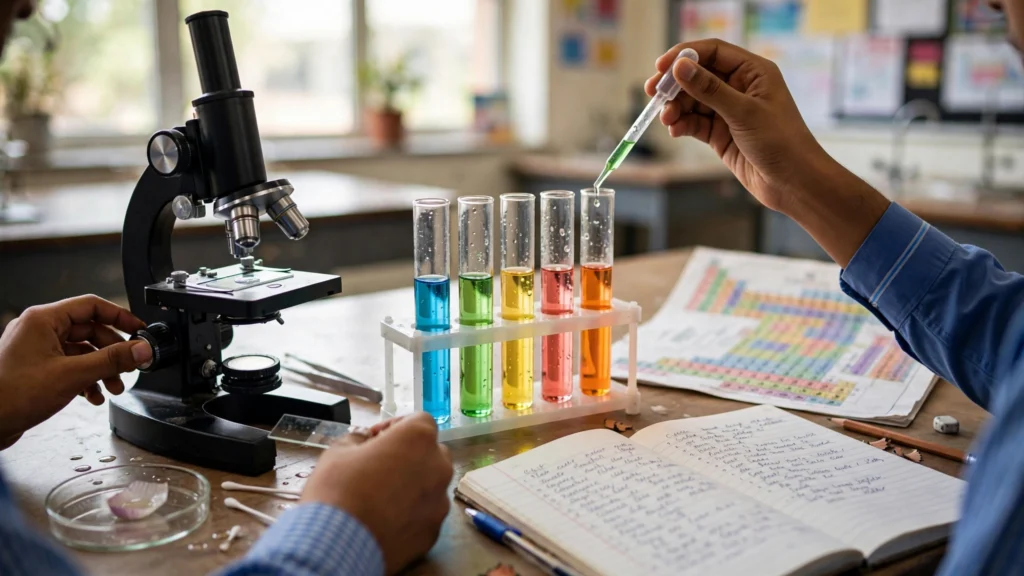 School science lab experiment CBSE Science Challenge