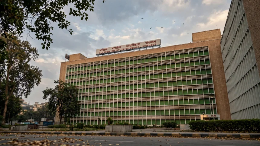 AIIMS New Delhi building.