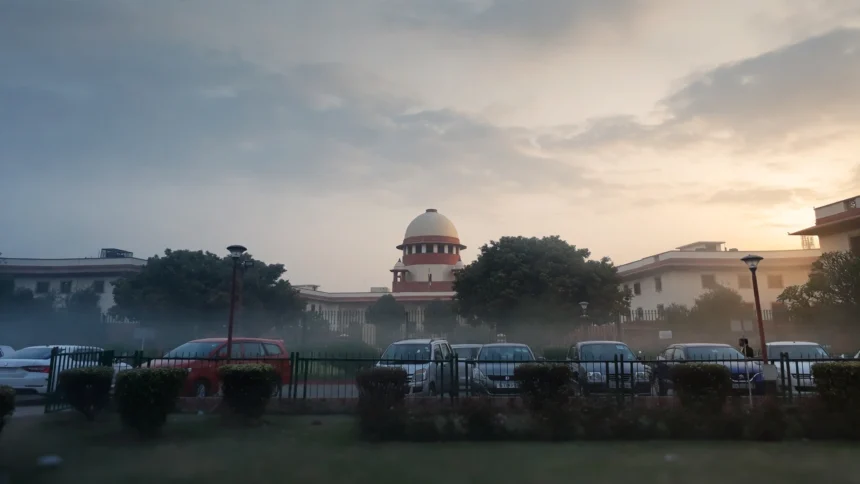Supreme Court of India building in New Delhi