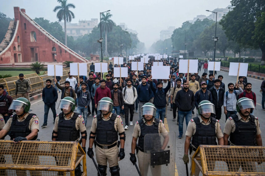 Jantar Mantar protest against Chief Election Commissioner