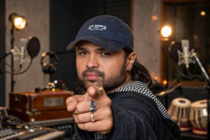 Himesh Reshammiya to compose music for Naam: To Live Is War. Photo: Kaladurga / Wikimedia Commons (public domain); studio background composite.