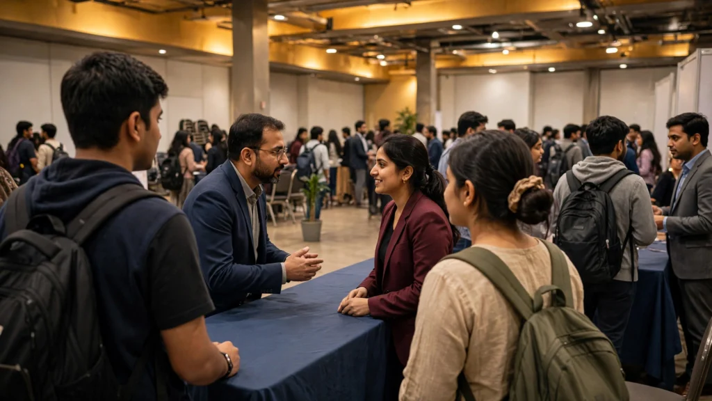 Campus placement drive at an IIT