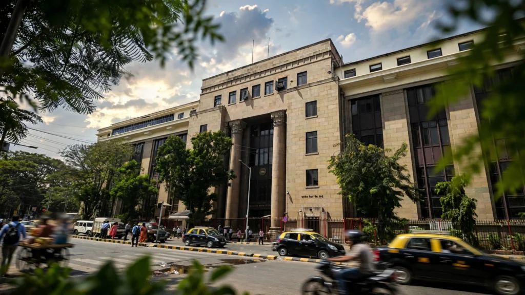 The Reserve Bank of India building in Mumbai.