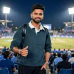 Shreyas Iyer celebrates after climbing to a career-best fourth in the ICC T20I rankings