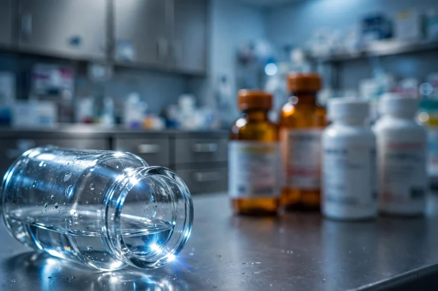 Illustrative photo of medicine bottles in a hospital pharmacy (representational image)