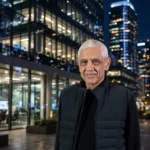 Vinod Khosla. Photo: Wikimedia Commons (background composite)
