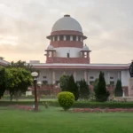 Supreme Court of India building in New Delhi.