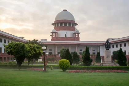 Supreme Court of India building in New Delhi.