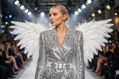 Kylie Jenner at the Victoria's Secret Fashion Show 2026 wearing the $50 million Fantasy Bra