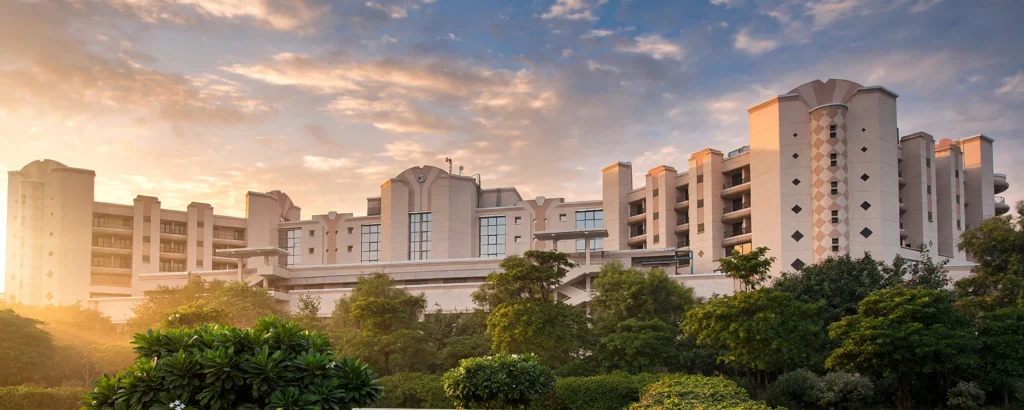 Indraprastha Apollo Hospital in New Delhi, where L.K. Advani was treated. Photo: Wikimedia Commons; editorial render.