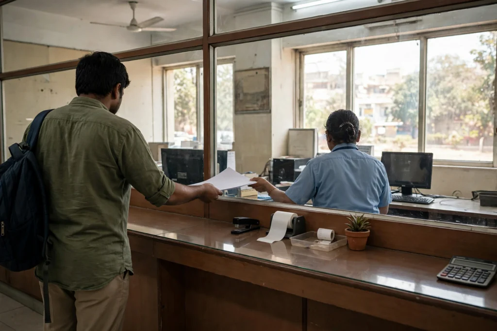 Hospital billing counter