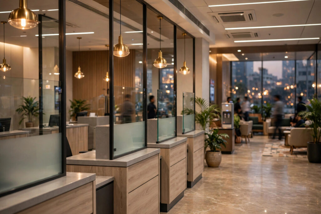 IDBI Bank branch lobby