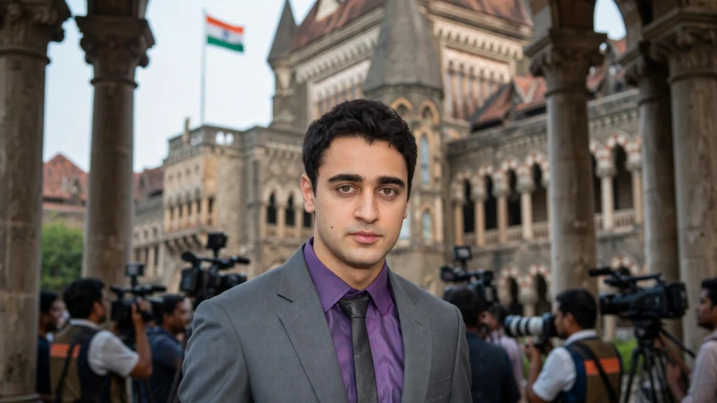 Actor Imran Khan. Photo: Bollywood Hungama / Wikimedia Commons (CC BY 3.0), background composite
