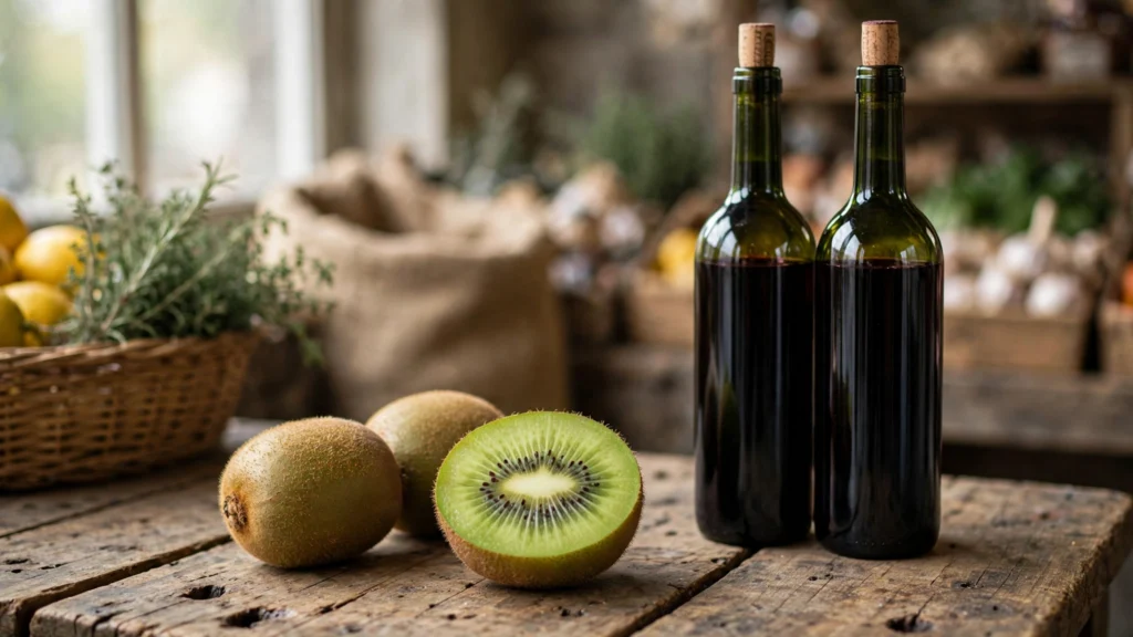 Representational image of New Zealand trade goods like kiwi fruit and wine covered under the FTA tariff cuts
