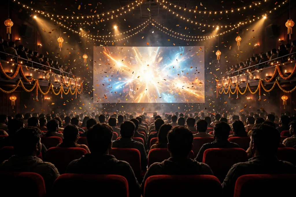 Packed theatres celebrated the Jailer 2 release during the Diwali weekend. (Representative AI image)