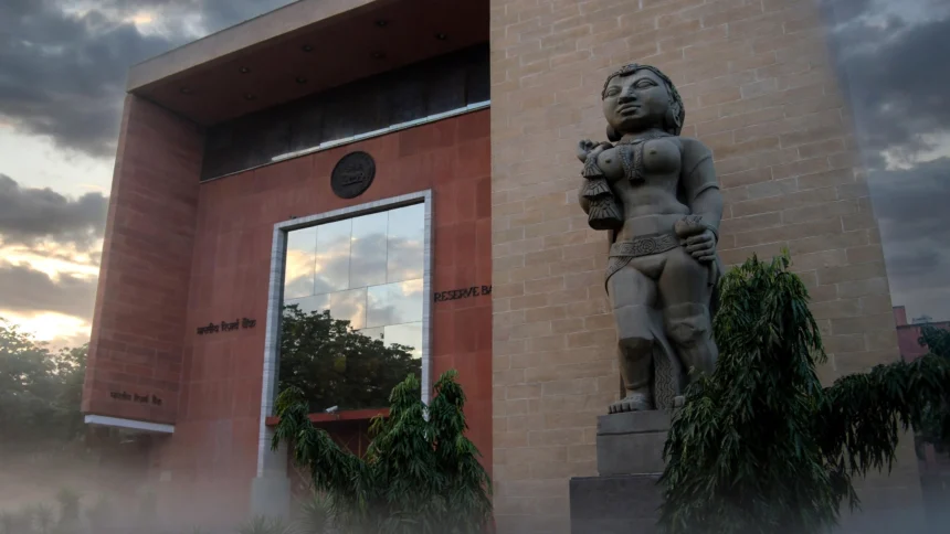 Reserve Bank of India head office. Building photo: Soham Banerjee, Wikimedia Commons CC BY 2.0; composite with editorial background