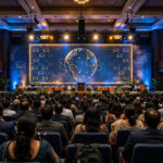 Conference auditorium with large audience at the THE Asia Universities Summit 2027 hosted by MAHE Bengaluru