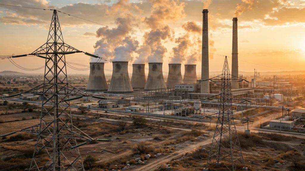 Power plant and transmission infrastructure