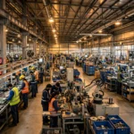 RBI Industrial Outlook Survey: Indian manufacturing factory floor
