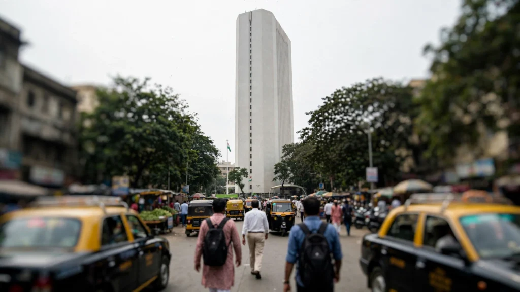 Reserve Bank of India tower in Mumbai