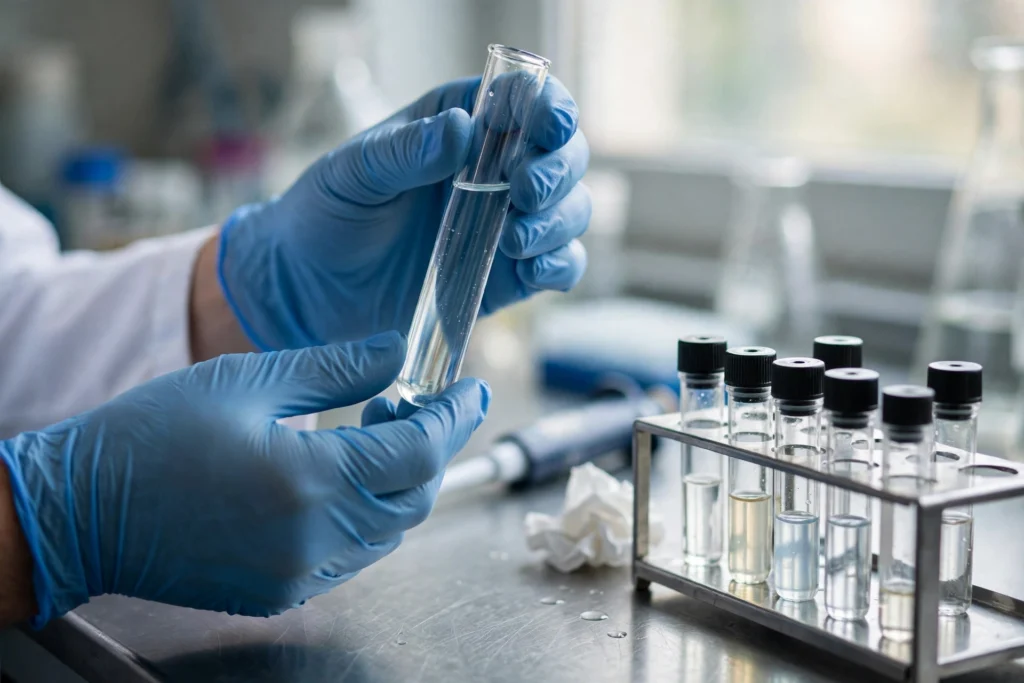 Science laboratory illustration for the RSSB Lab Assistant result story