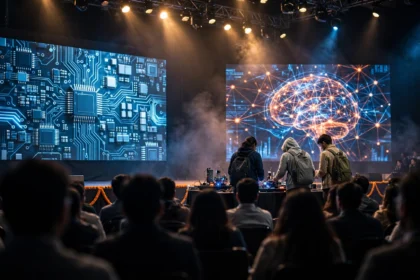 Four winning student teams on stage at Samsung Solve for Tomorrow 2026 Grand Finale